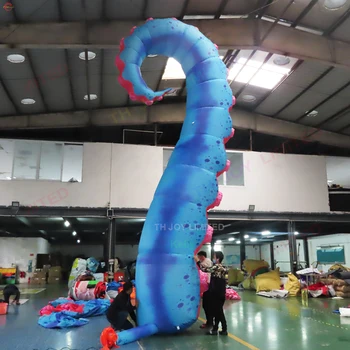 Brezplačno vrata dostava oglaševanja na prostem velikan napihljivi hobotnica balon lovke tleh baloni za prodajo