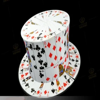 Kartico Fan na Vrh Klobuk Visoko Kakovost čarobnega Klobuka Poker Skp Fazi Komedija Čarobno Rekviziti čarovniških Trikov Prevara Magie Igrače