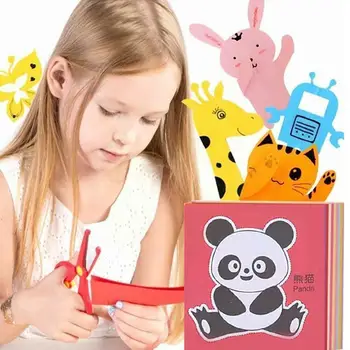Otroci Ročno Izdelan Papir Cut Knjige, Igrače, Plovila, Diy Otroci Obrti Risanka Scrapbooking Papir, Igrače Za Otroke Učenje Igrače Darila O4f4